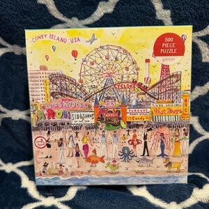 Coney Island USA Puzzle 500 Pc Michael Storrings Summer at the Amusement Park